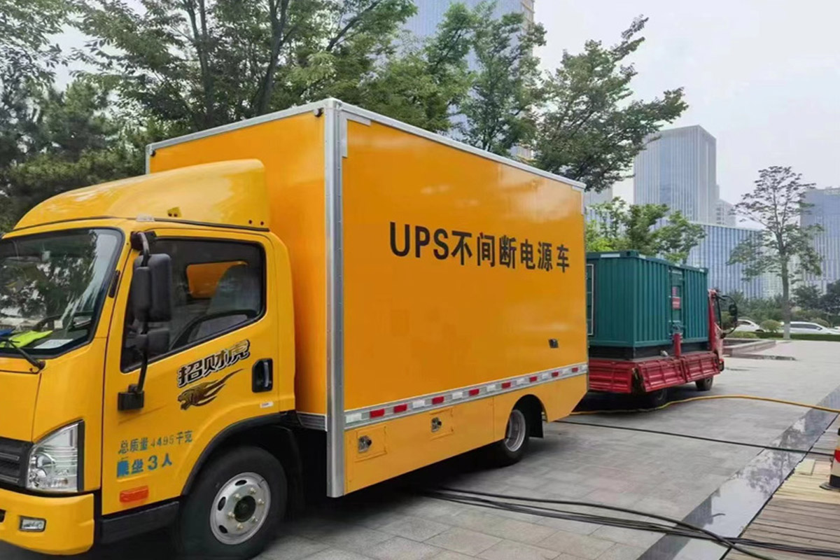 甘谷发电机租赁施工现场