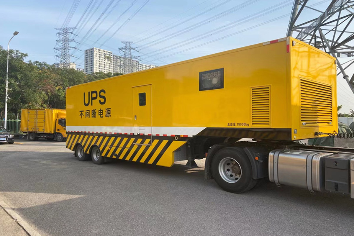甘谷发电机租赁施工现场